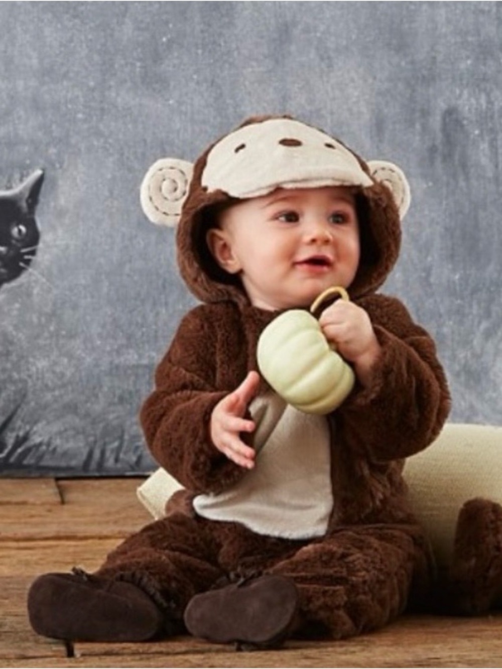 Pottery Barn Kids monkey costume 6-12 months baby
